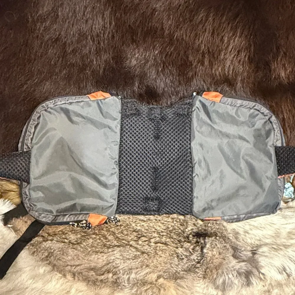 Orange and Gray saddlebags (4500)